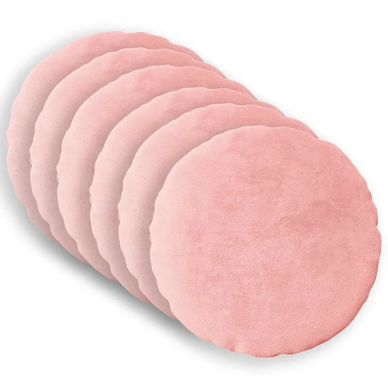 Federa 6 pcs HEERLEN Rosa Ø 30 cm Flanella 922138