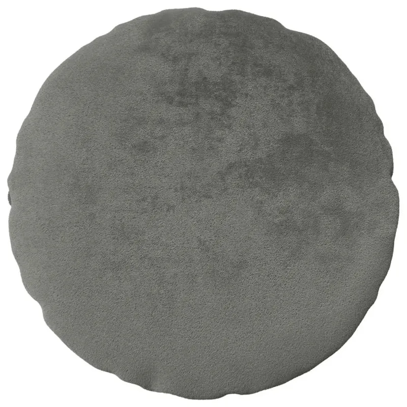 Federa 6 pcs HEERLEN Grigio Scuro Ø 30 cm Flanella 922136