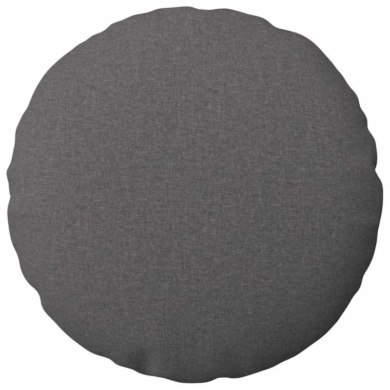 Federa 6 pz HEERLEN Grigio Chiaro Ø 30 cm Tessuto 921854