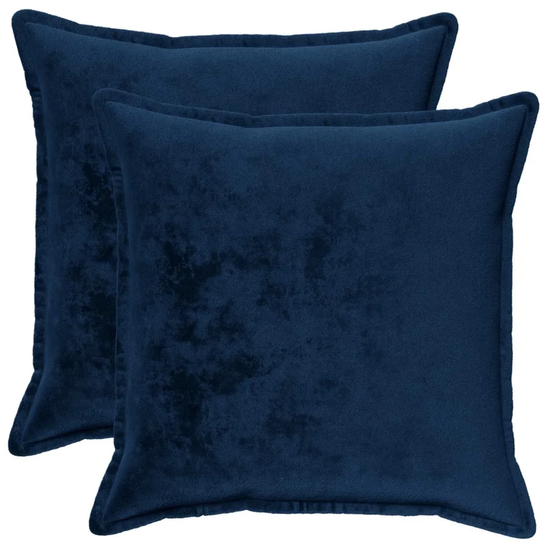 Federa 2 pcs HOUTEN Blu navy 80 x 80 cm Flanella 921805