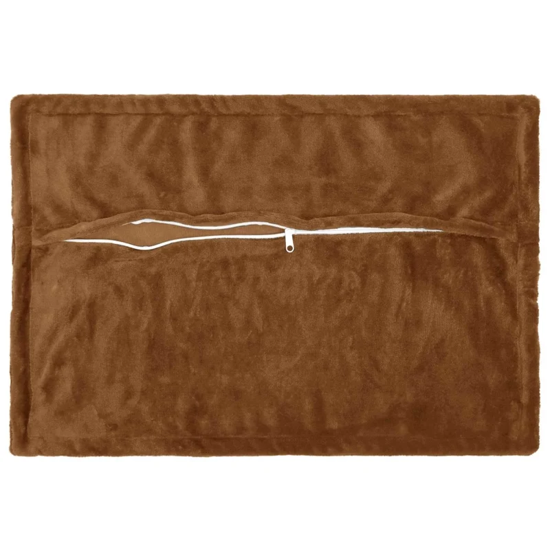 Federa 6 pcs HOUTEN Marrone Chiaro 50 x 80 cm Flanella 920288