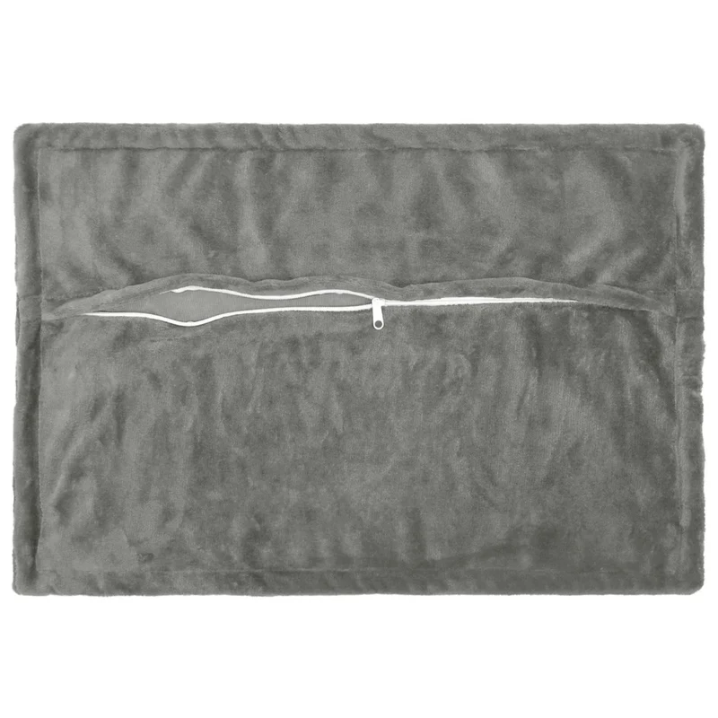 Federa 6 pcs HOUTEN Grigio Scuro 50 x 80 cm Flanella 920282