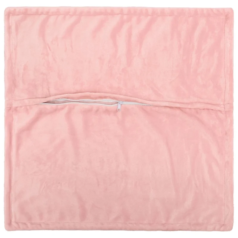 Federa 6 pcs HOUTEN Rosa 70 x 70 cm Flanella 921508