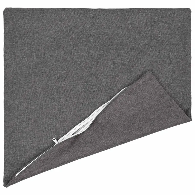 Federa 2 pz HEERLEN Grigio Chiaro 65 x 65 cm Tessuto 912841