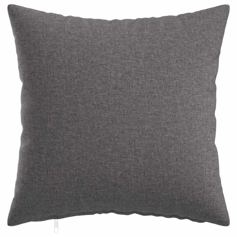 Federa 6 pz HEERLEN Grigio Chiaro 30 x 30 cm Tessuto 907334
