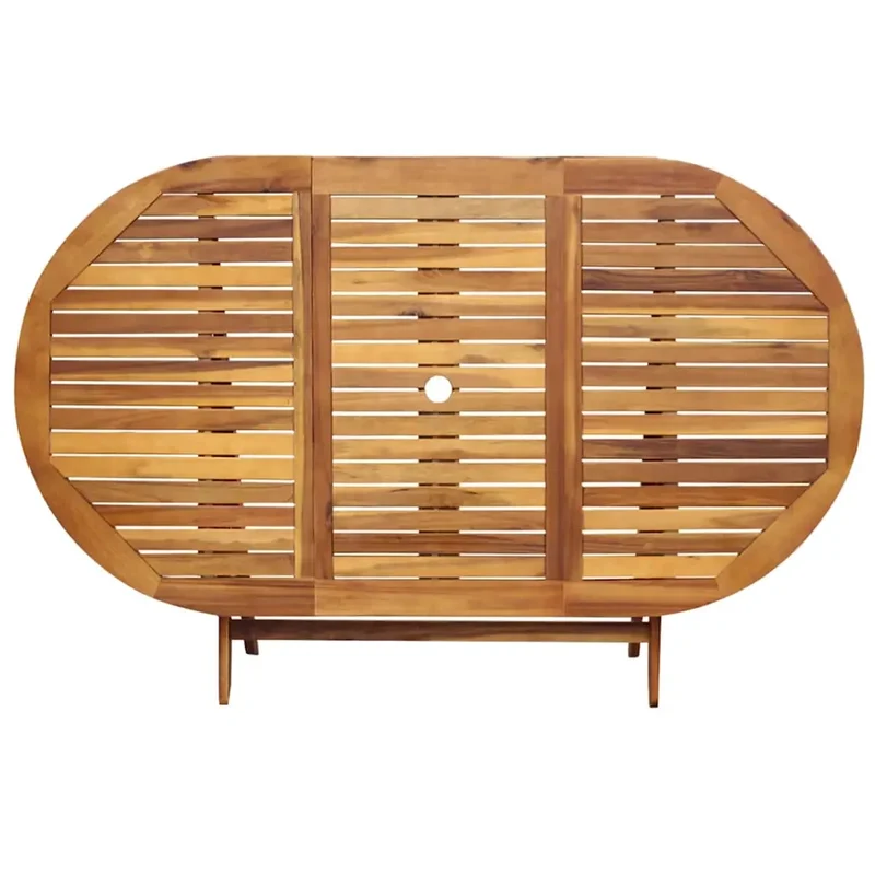 Set da pranzo per esterni 7 pz Marrone 44120