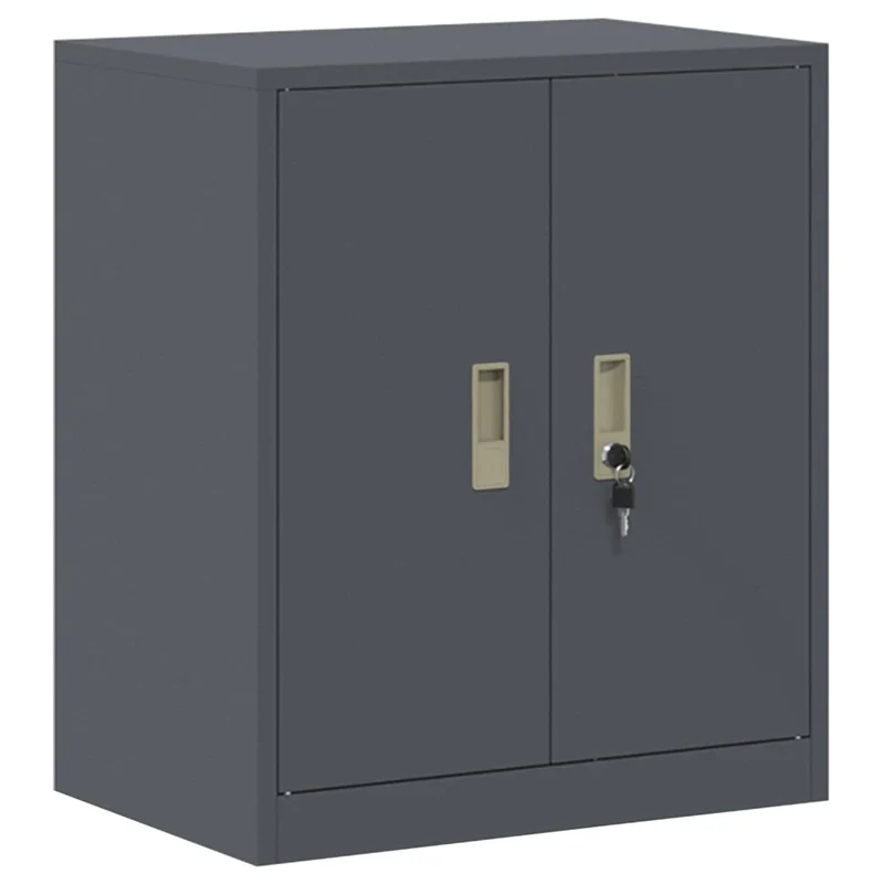 Armadio 2 pz Antracite 60 x 40 x 175 cm Acciaio Bloccabile 3438755