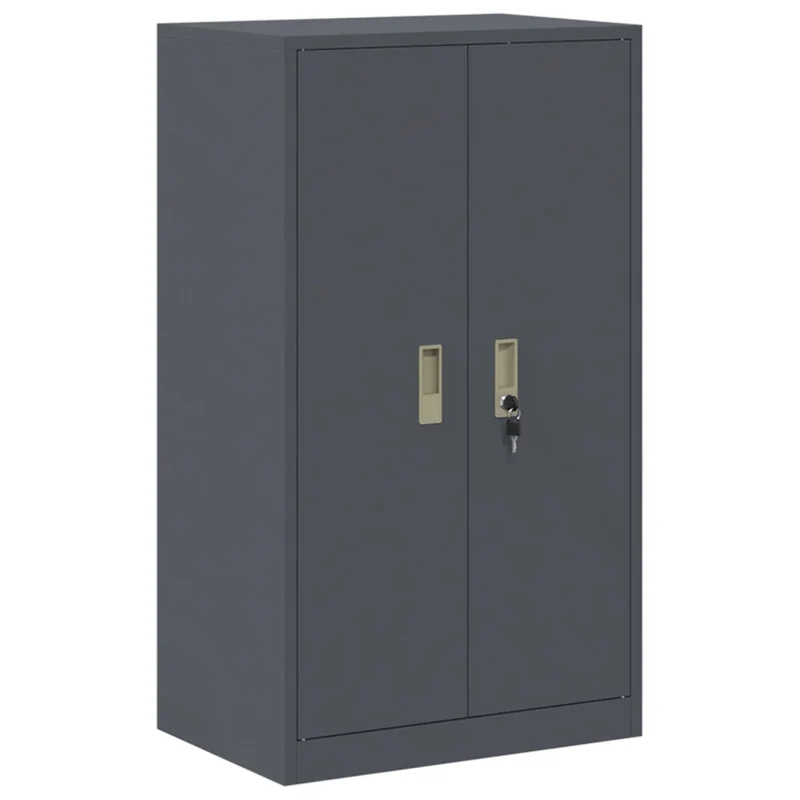Armadio 2 pz Antracite 60 x 40 x 175 cm Acciaio Bloccabile 3438755
