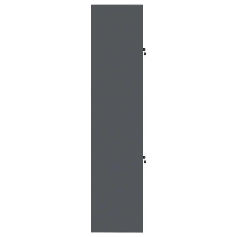 Armadio 2 pz Antracite 60 x 40 x 175 cm Acciaio Bloccabile 3438755