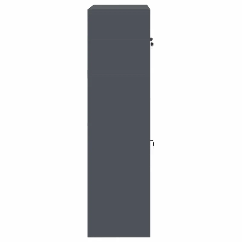 Armadio 2 pz Antracite 60 x 40 x 145 cm Acciaio Bloccabile 3438695