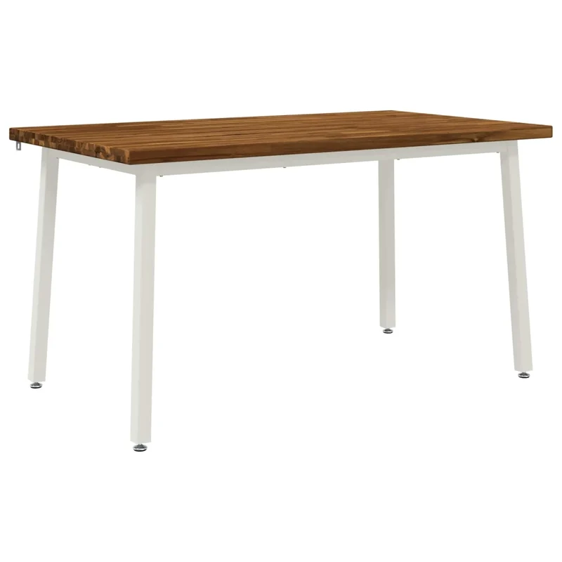 Tavolo da pranzo quadrato 140 x 90 x 75 cm Naturale 3425038