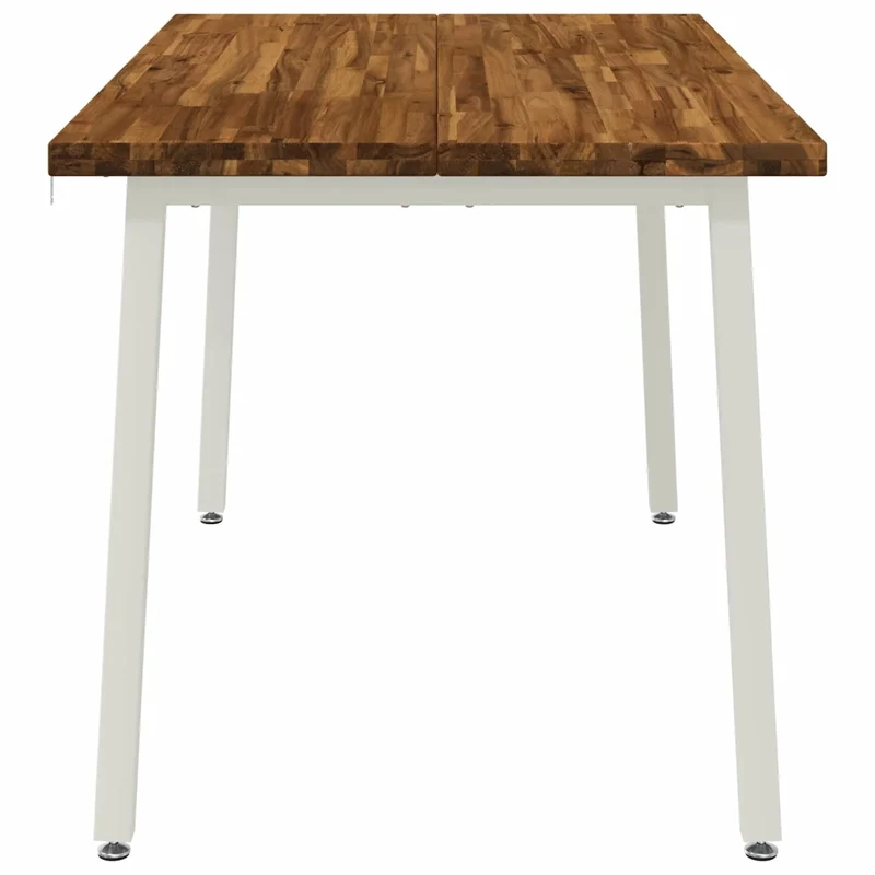 Tavolo da pranzo quadrato 140 x 90 x 75 cm Naturale 3425038