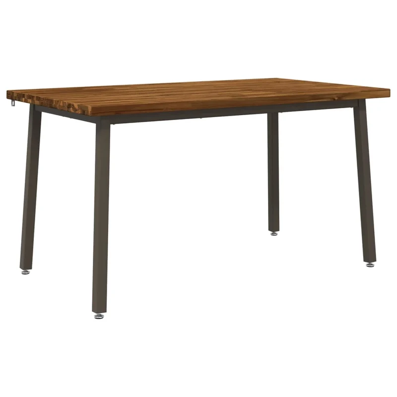 Tavolo da pranzo quadrato 140 x 90 x 75 cm Naturale 3425037