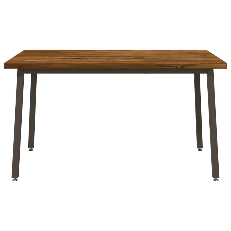 Tavolo da pranzo quadrato 140 x 90 x 75 cm Naturale 3425037