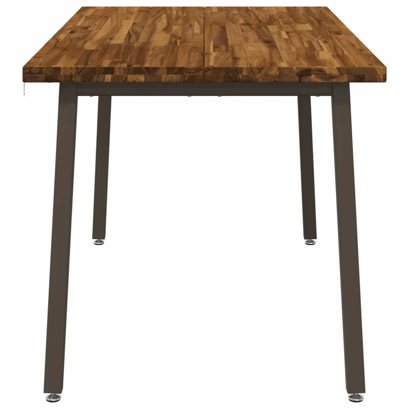 Tavolo da pranzo quadrato 140 x 90 x 75 cm Naturale 3425037