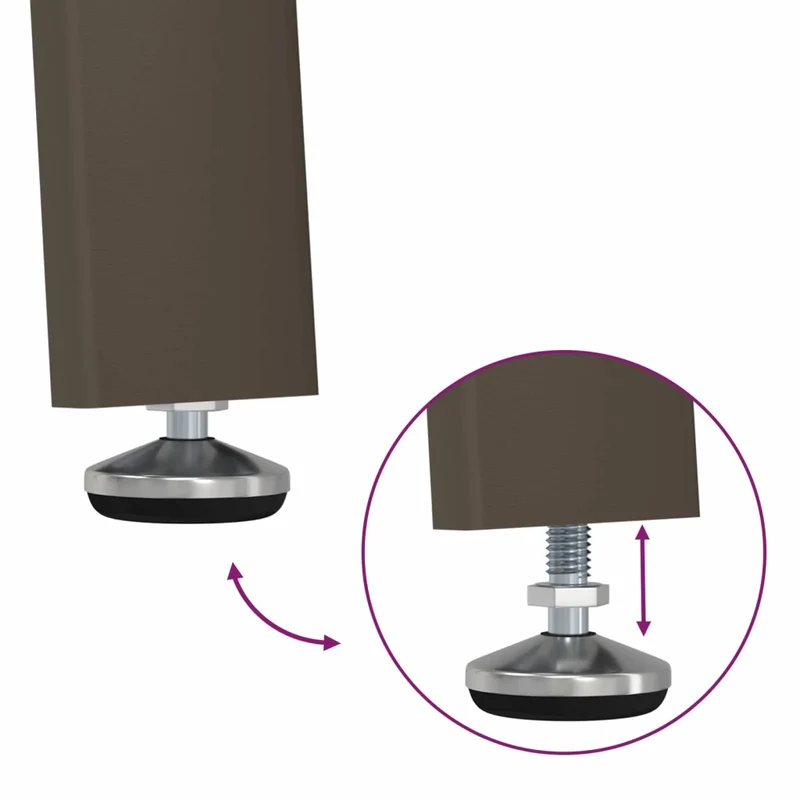 Tavolo da pranzo quadrato 140 x 90 x 75 cm Naturale 3425037