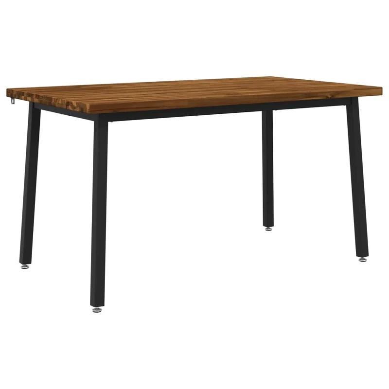 Tavolo da pranzo quadrato 140 x 90 x 75 cm Naturale 3425036
