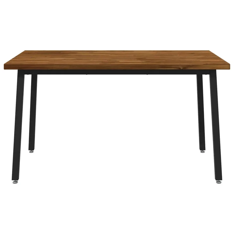 Tavolo da pranzo quadrato 140 x 90 x 75 cm Naturale 3425036