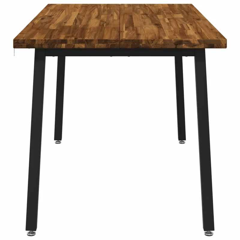 Tavolo da pranzo quadrato 140 x 90 x 75 cm Naturale 3425036