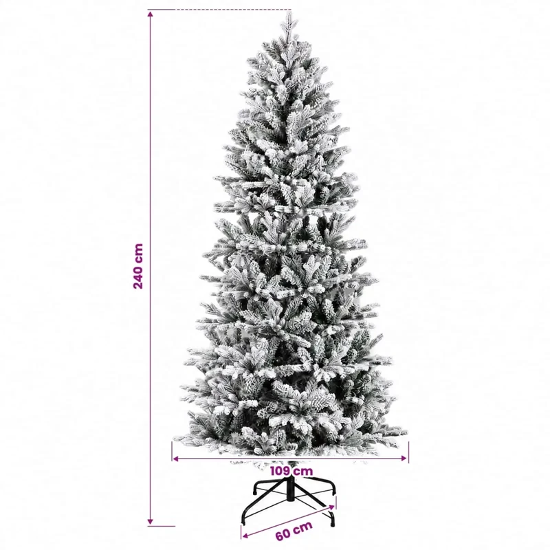 Albero di Natale Artificiale con Rami Pieghevoli 240 cm 42055506