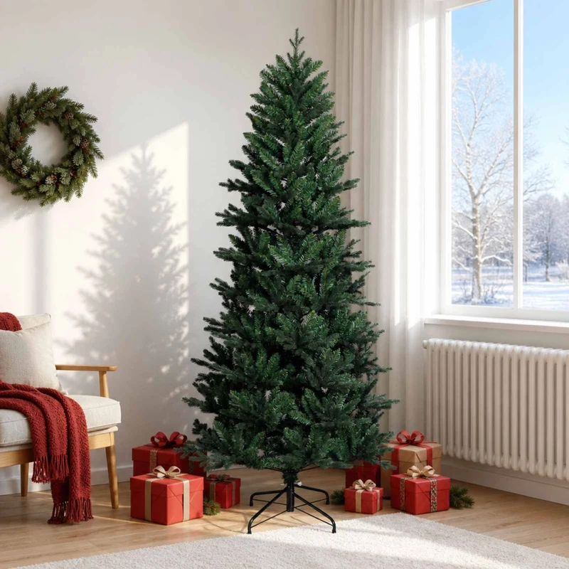 Albero di Natale Artificiale con Rami Pieghevoli 180 cm 42055499