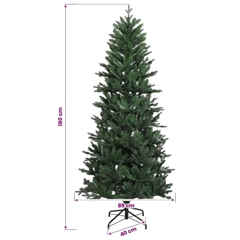 Albero di Natale Artificiale con Rami Pieghevoli 180 cm 42055499