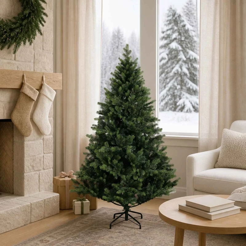 Albero di Natale Artificiale con Rami Pieghevoli 150 cm 42055553