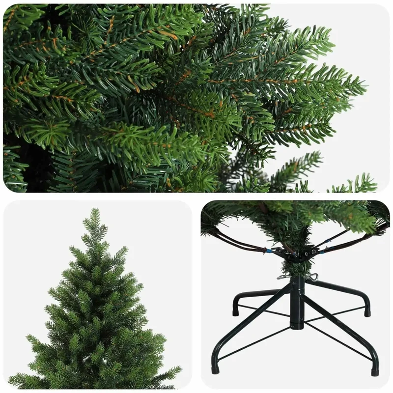 Albero di Natale Artificiale con Rami Pieghevoli 150 cm 42055553