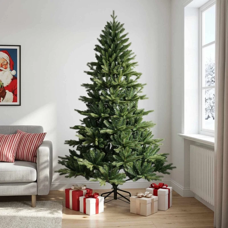 Albero di Natale Artificiale con Rami Pieghevoli 240 cm 42055531