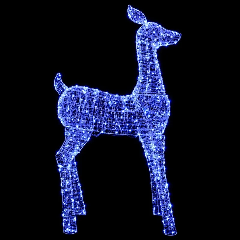 Renna di Natale luminosa a LED LOVIISA 900 LED Blu 42049484