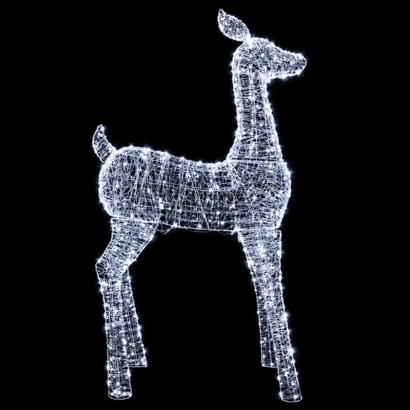 Renna di Natale luminosa a LED LOVIISA 900 LED Bianco freddo 42049483