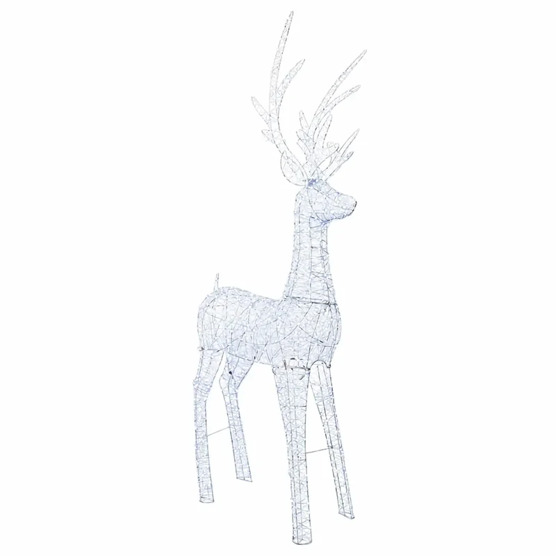 Renna di Natale luminosa a LED 1000 LED Bianco freddo 42049480