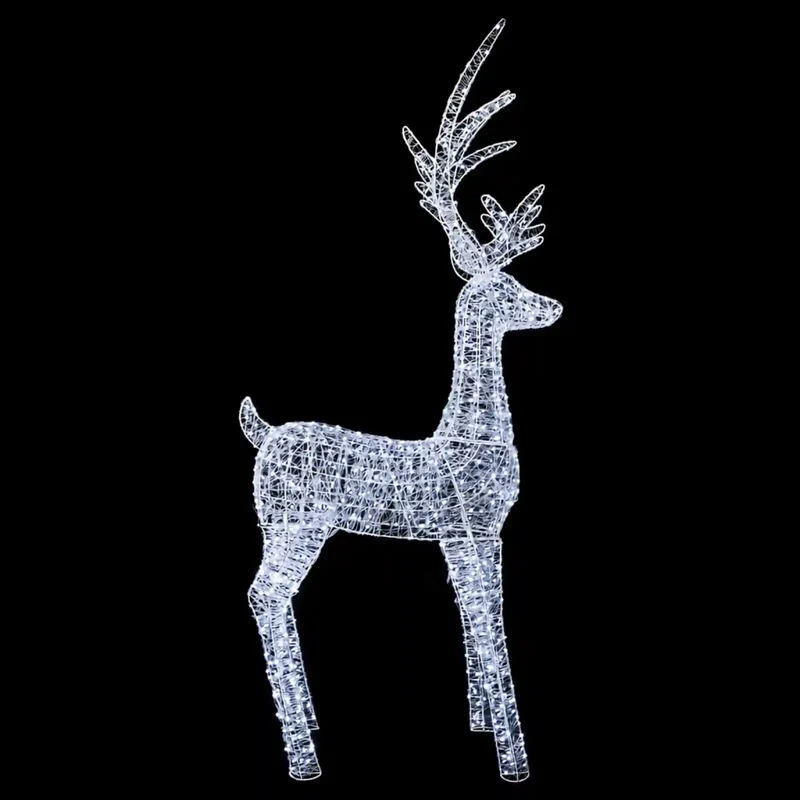 Renna di Natale luminosa a LED 1000 LED Bianco freddo 42049480