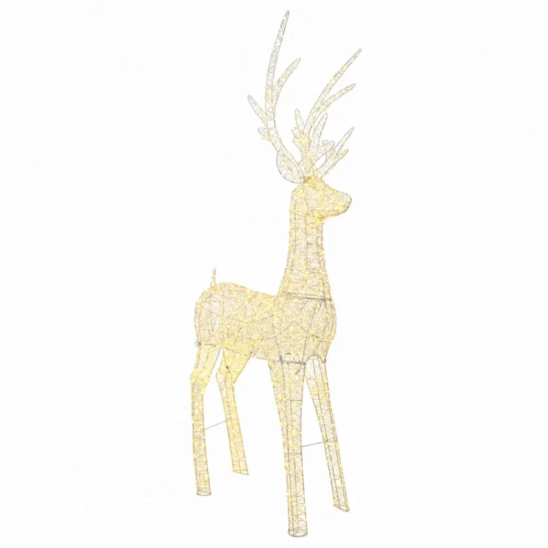 Renna di Natale luminosa a LED 1000 LED Bianco caldo 42049479