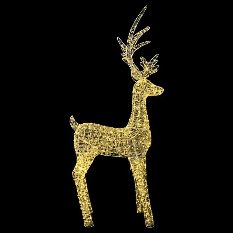 Renna di Natale luminosa a LED 1000 LED Bianco caldo 42049479