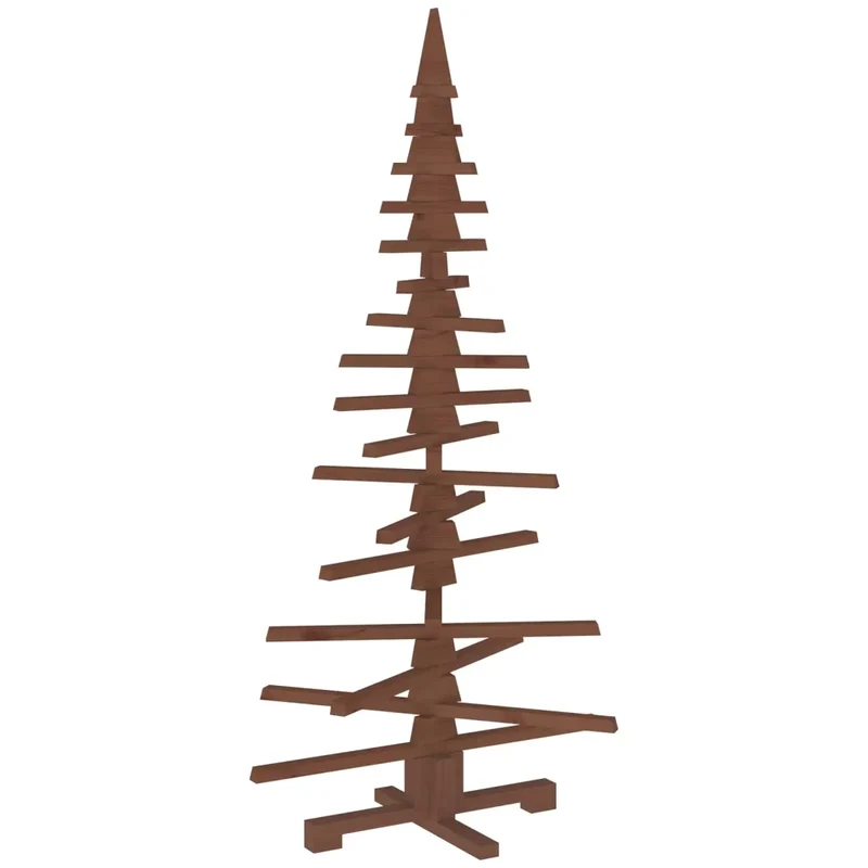Albero di Natale in legno KOTKA 150 cm Legno Massello di Pino 42051439