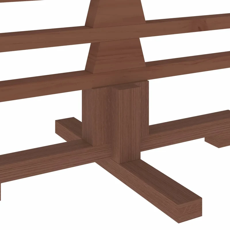 Albero di Natale in legno KOTKA 150 cm Legno Massello di Pino 42051439