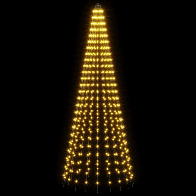 Luci per albero di Natale con picchetti 500 LED Bianco caldo e 42053544