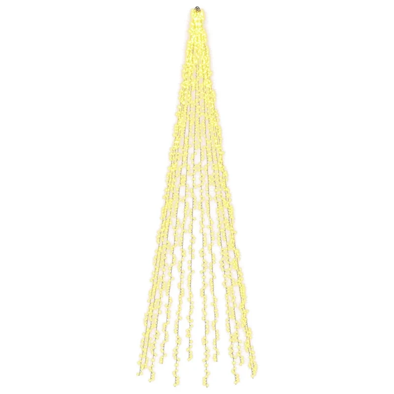 Luci per albero di Natale con 12 LED 2004 LED Bianco caldo 42053562