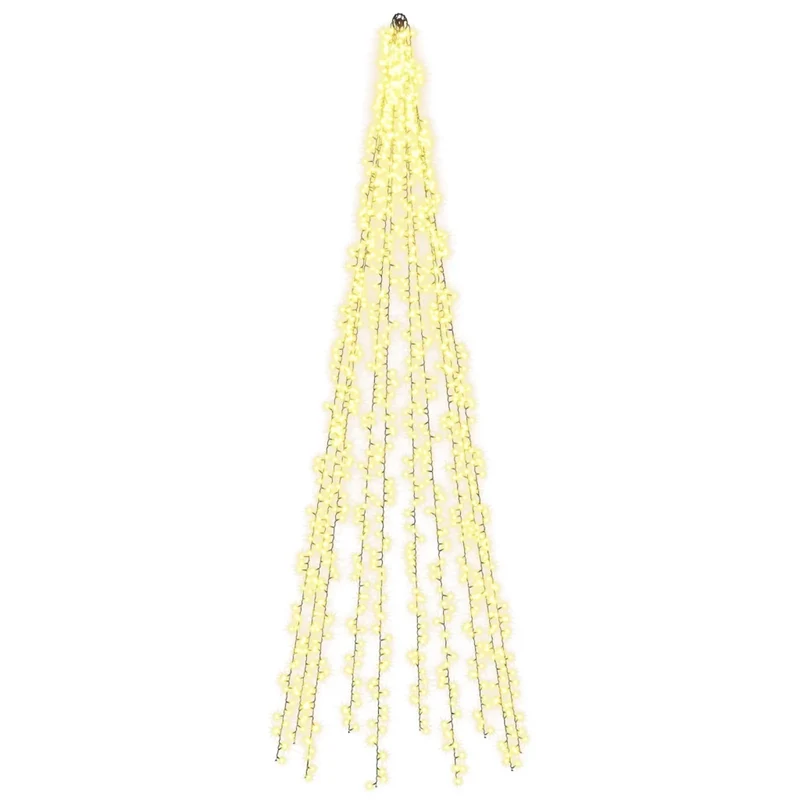 Luci per albero di Natale con 10 LED 1550 LED Bianco caldo 42053560