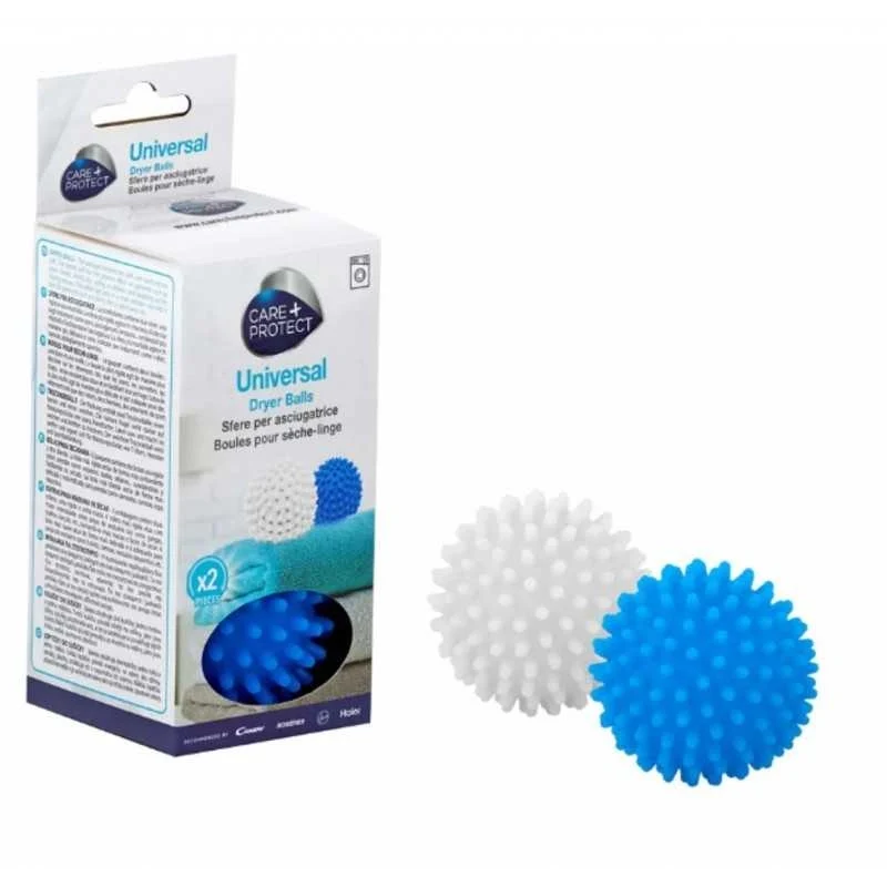 CONF 2PZ CARE PROTECT PALLINE PER ASCIUGATRICE UNIVERSALI AMMORBIDENTI FACILE - Candy Hoover Iberna Zerowatt