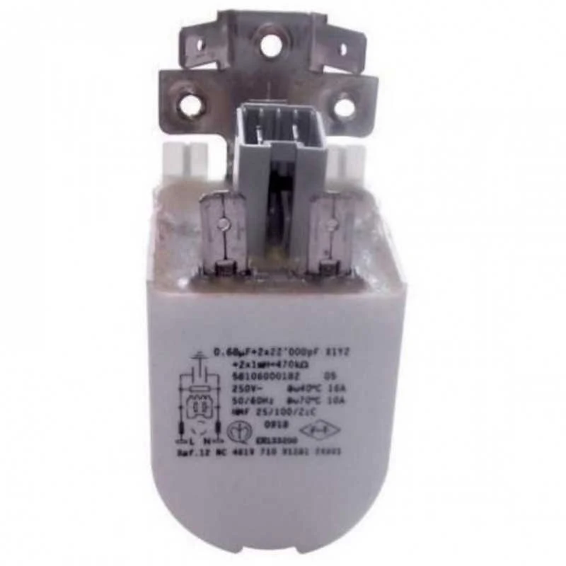 CONDENSATORE FILTRO ANTIDISTURBO WHIRPOOL mF 0,68 e 0,47 UNIVERSALE LAVATRICE - Whirlpool Ariston Hotpoint