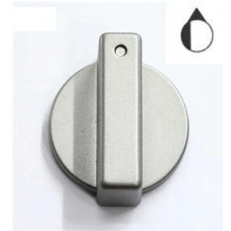 MANOPOLA POMELLO PIANO COTTURA SOVRANA CANDY D.38mm Silver - Candy Hoover Iberna Zerowatt