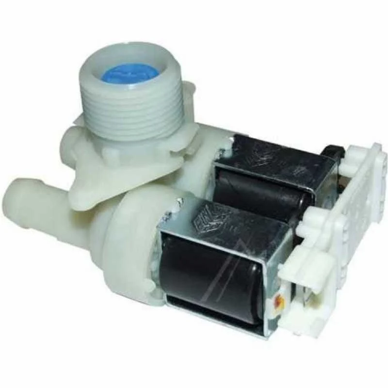 Elettrovalvola doppia lavatrice 2 Vie 90° 14Mm Morsetto Whirlpool Ignis - Whirlpool Ariston Hotpoint