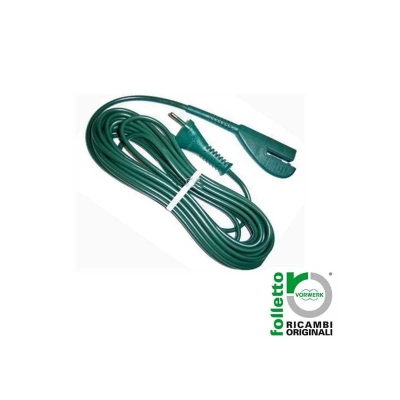CAVO ALIMENTAZIONE ASPIRAPOLVERE FOLLETTO VK135 136 ORIGINALE 7MT - Vorwerk Originali