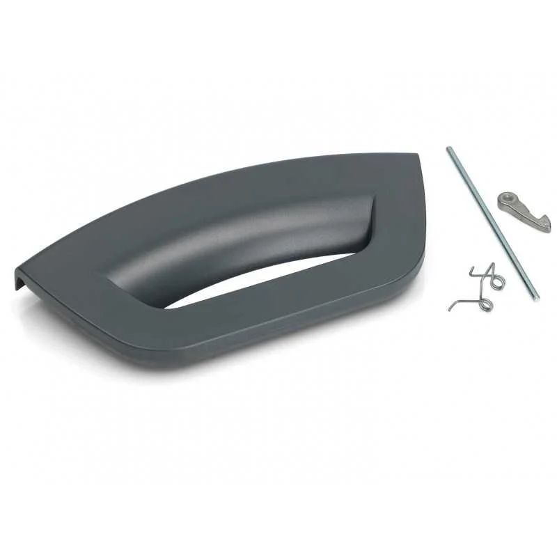KIT MANIGLIA OBLO GRIGIA PORTA LAVATRICE ARISTON HOTPOINT FUTURA INDESIT - Ariston Indesit
