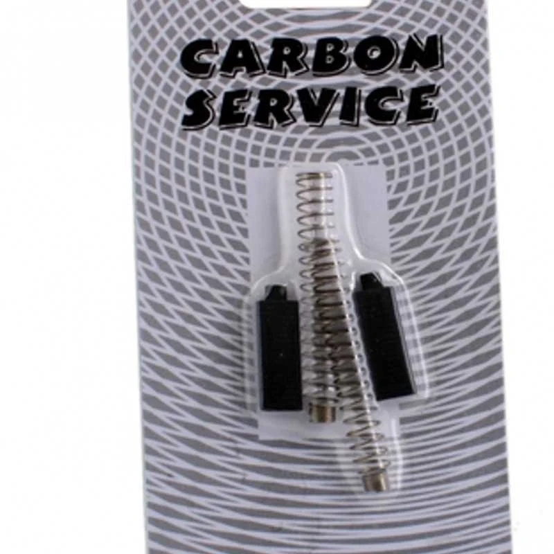 BLISTER 2 CARBONCINI SPAZZOLA 8 x 5 x 22 mm MOTORE FOLLETTO VK 120 121 122 - Vorwerk Compatibili
