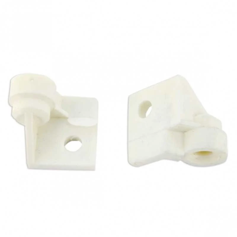 SUPPORTI PLASTICA CERNIERA OBLO DX E SX LAVATRICE CANDY ZEROWATT 91942178 - Candy Hoover Iberna Zerowatt