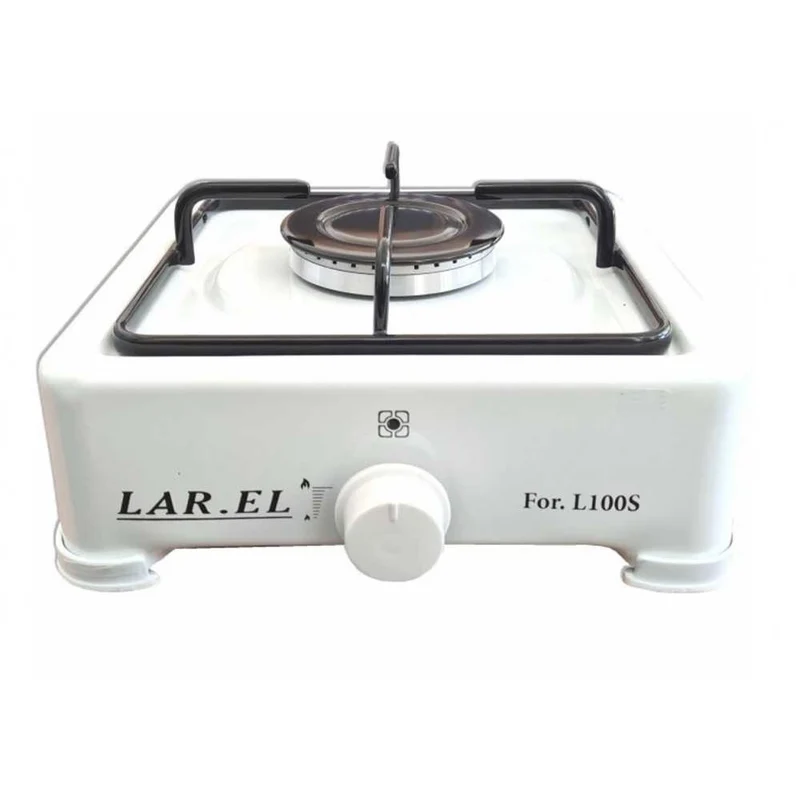 FORNELLO CUCININO A GAS 1 FUOCO GPL KIT A METANO LAREL MULTIGAS CAMPEGGIO - Larel