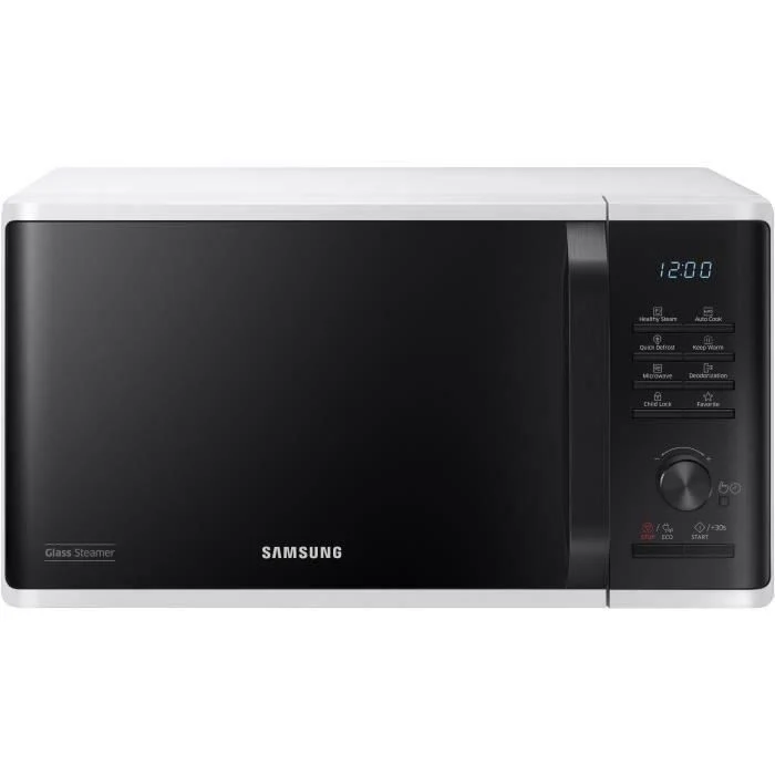 SAMSUNG - Solo microonde 23l / Comando elettronico + pulsante / Funzione Keep warm / Quick Defrost defrost / Steamer